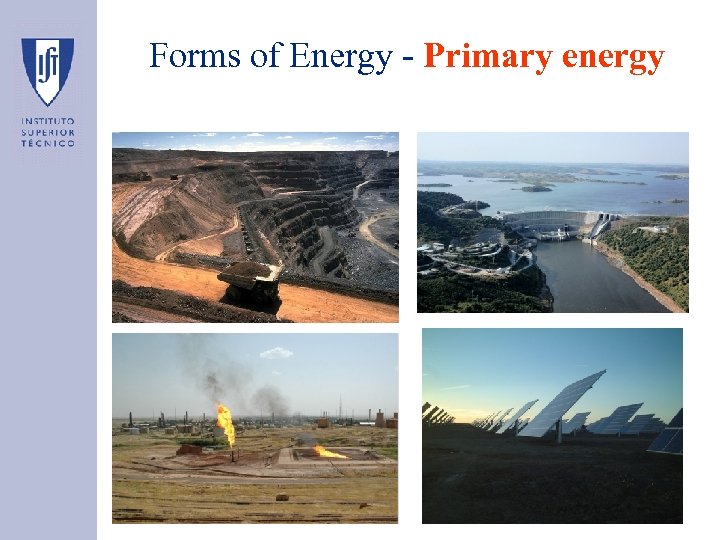 Forms of Energy - Primary energy 
