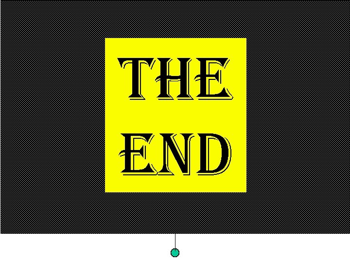 the end 
