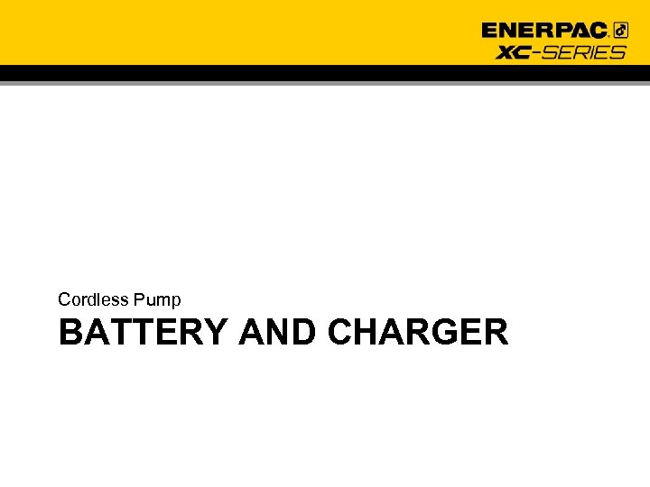 Cordless Pump BATTERY AND CHARGER 