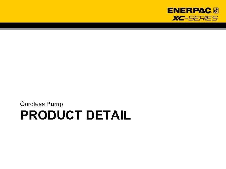 Cordless Pump PRODUCT DETAIL 