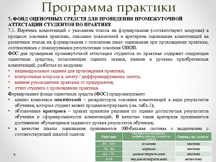 Программная практика