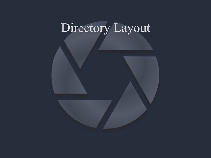 Directory Layout 