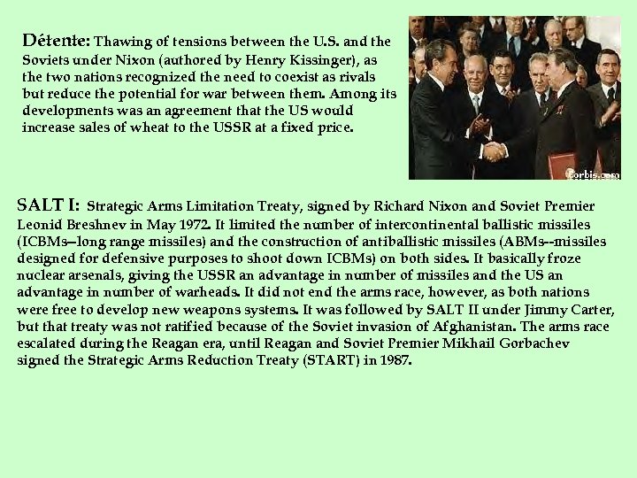 Détente: Thawing of tensions between the U. S. and the Soviets under Nixon (authored