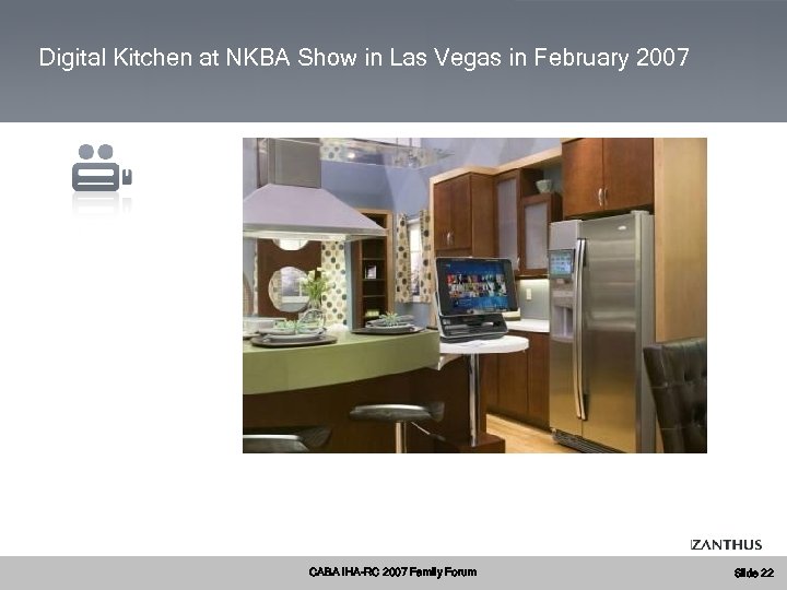 Digital Kitchen at NKBA Show in Las Vegas in February 2007 CABA IHA-RC 2007