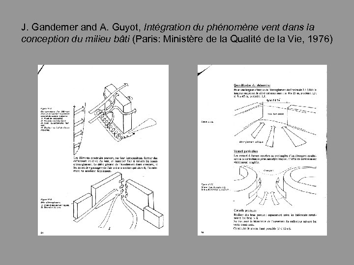 J. Gandemer and A. Guyot, Intégration du phénomène vent dans la conception du milieu