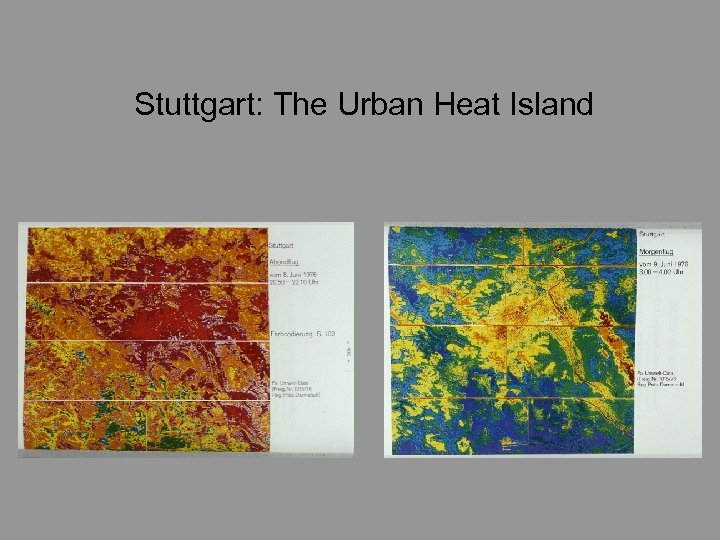 Stuttgart: The Urban Heat Island 
