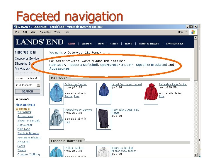 Faceted navigation 90 Copyright © 2006 Access Innovations, Inc. 