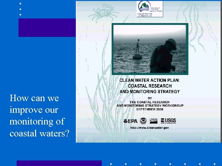 How can we improve our monitoring of coastal waters? 