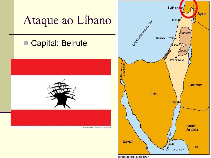 Ataque ao Líbano n Capital: Beirute 65 