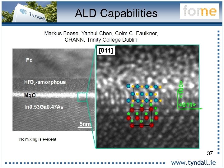 ALD Capabilities 37 