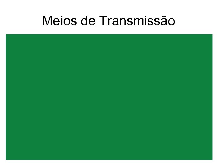 Meios de Transmissão 
