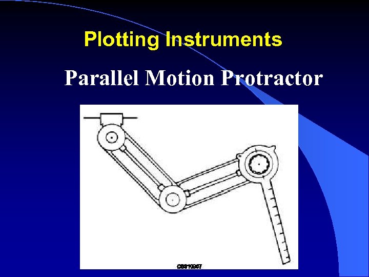 Plotting Instruments Parallel Motion Protractor 