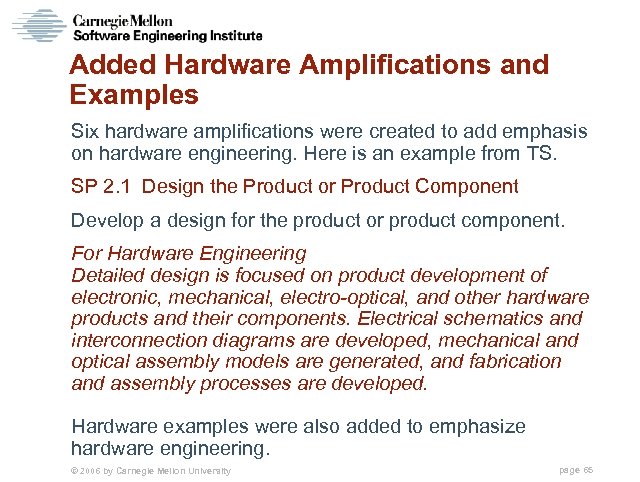 Added Hardware Amplifications and Examples Six hardware amplifications were created to add emphasis on