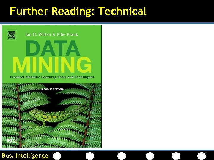 Further Reading: Technical Bus. Intelligence: 