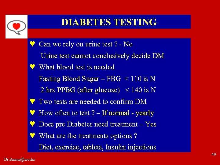 DIABETES TESTING ♥ Can we rely on urine test ? - No Urine test