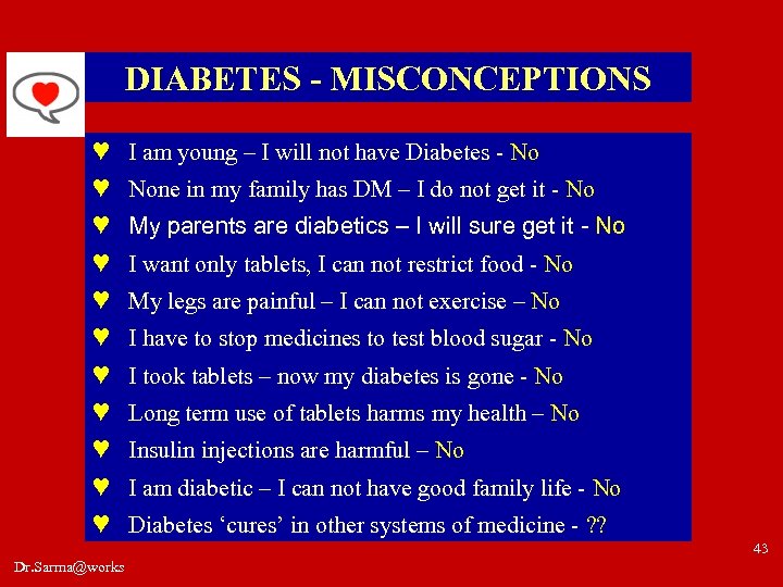 DIABETES - MISCONCEPTIONS ♥ I am young – I will not have Diabetes -