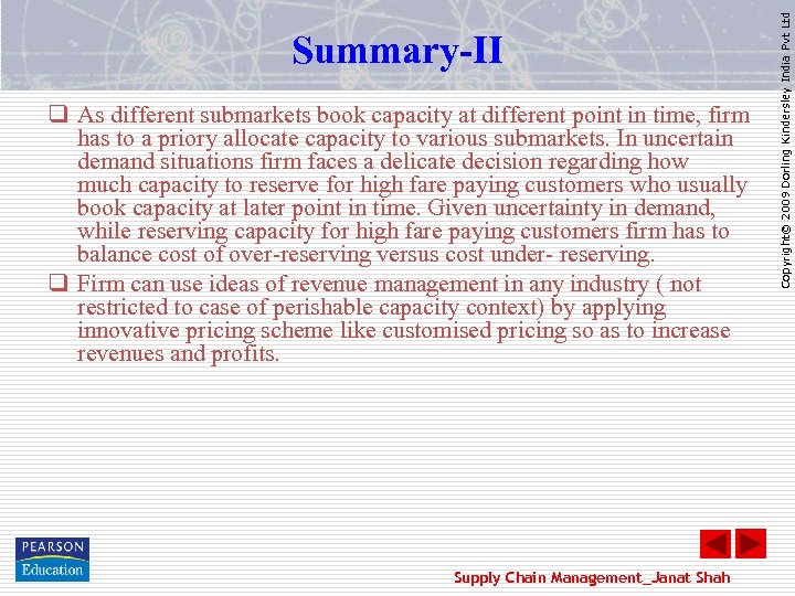 q As different submarkets book capacity at different point in time, firm has to