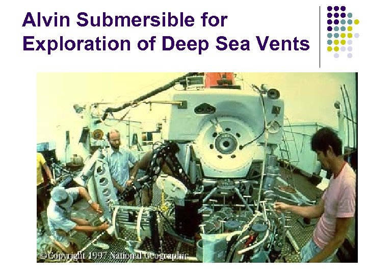 Alvin Submersible for Exploration of Deep Sea Vents 