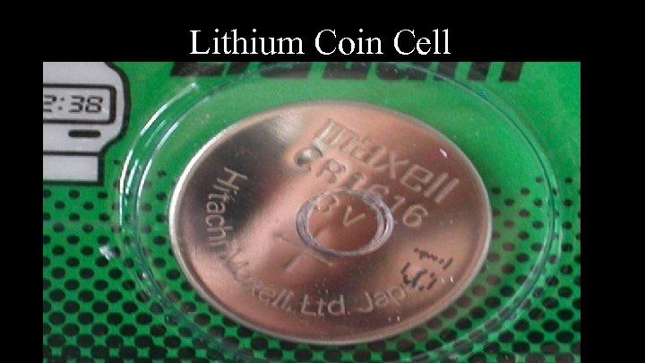 Lithium Coin Cell 