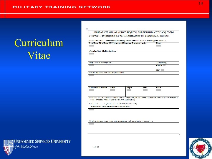 16 Curriculum Vitae 