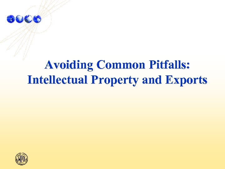 Avoiding Common Pitfalls: Intellectual Property and Exports 