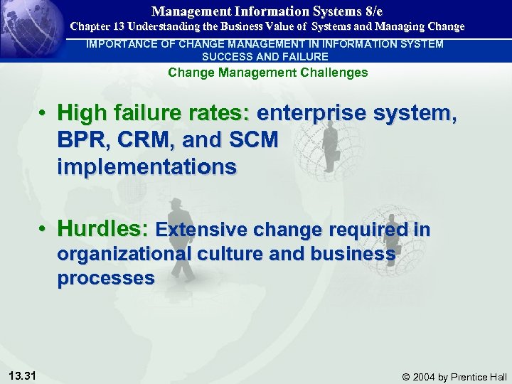 Management Information Systems 8/e Chapter 13 Understanding the Business Value of Systems and Managing