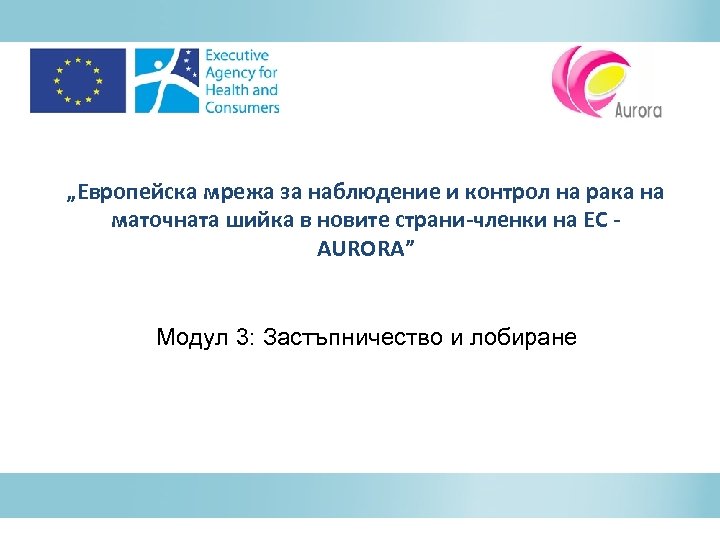 „Европейска мрежа за наблюдение и контрол на рака на маточната шийка в новите страни-членки