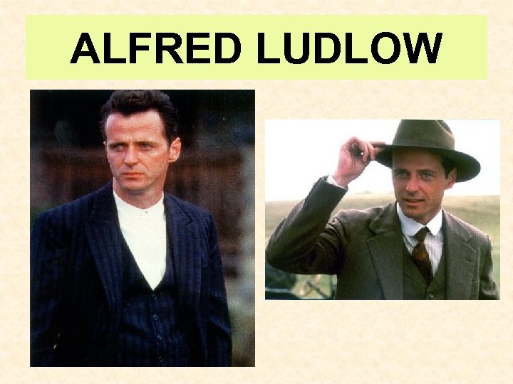 ALFRED LUDLOW 