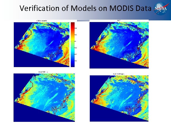 Verification of Models on MODIS Data 