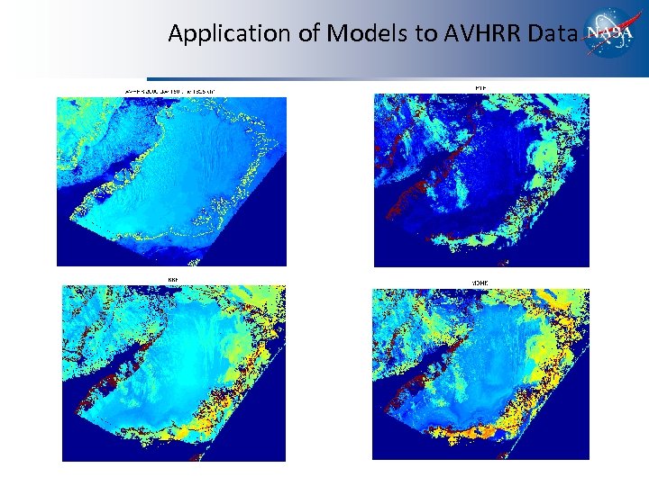 Application of Models to AVHRR Data 