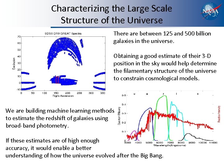 Characterizing the Large Scale Structure of the Universe There are between 125 and 500