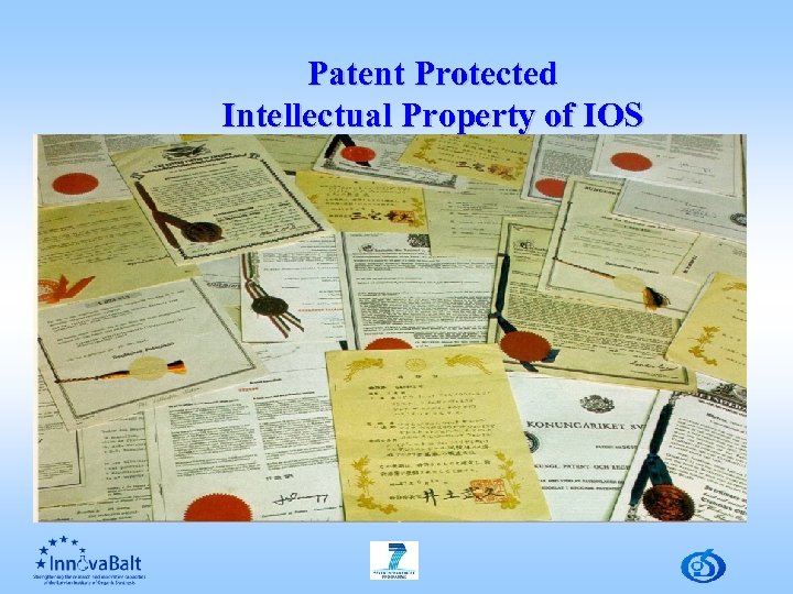 Patent Protected Intellectual Property of IOS 