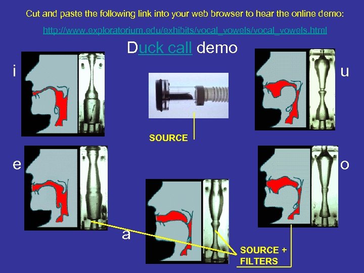 Cut and paste the following link into your web browser to hear the online