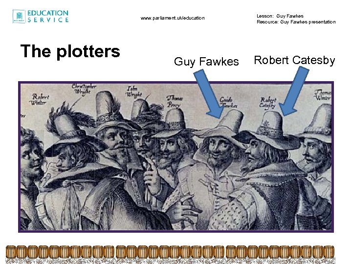 www. parliament. uk/education The plotters Guy Fawkes Lesson: Guy Fawkes Resource: Guy Fawkes presentation