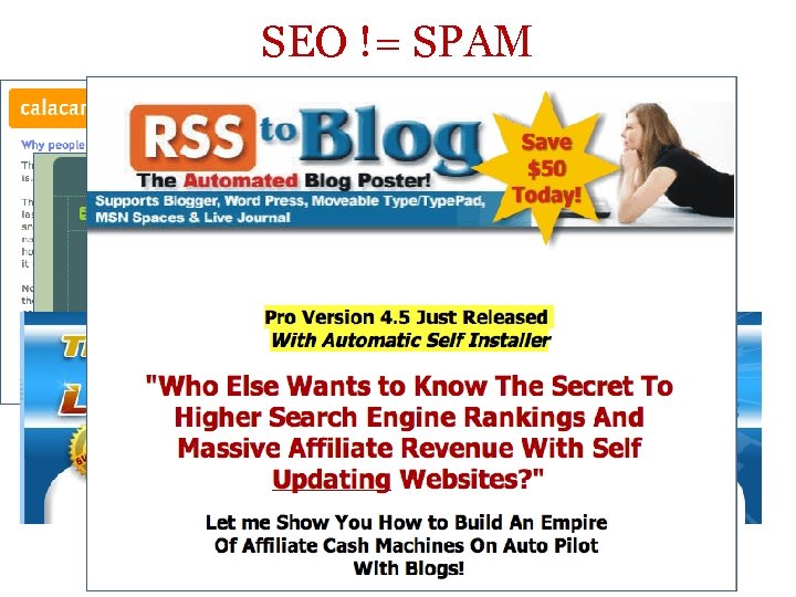 SEO != SPAM 