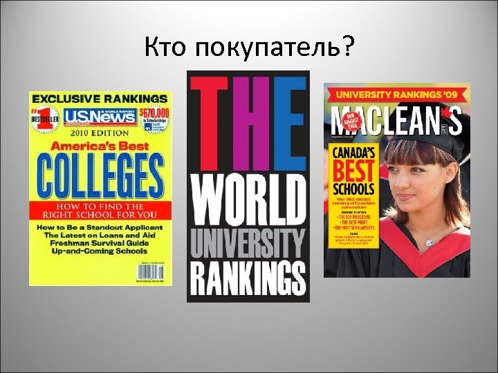 Кто покупатель? 