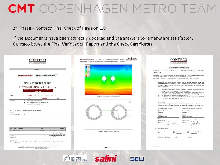 3 rd Phase – Conteco Final Check of Revision 1. 0 If the Documents