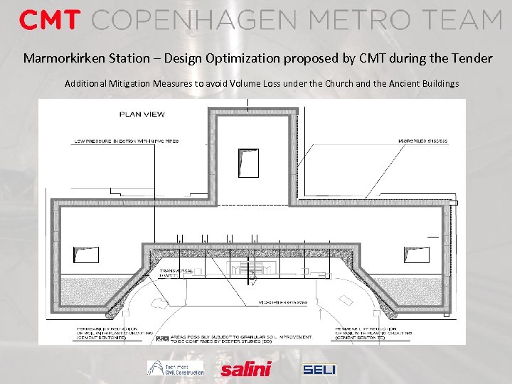 Marmorkirken Station – Design Optimization proposed by CMT during the Tender Additional Mitigation Measures