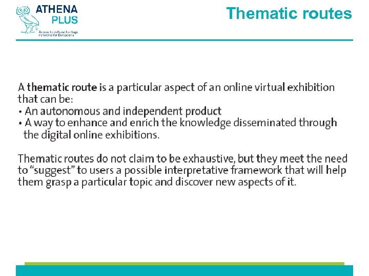 Thematic routes 10 