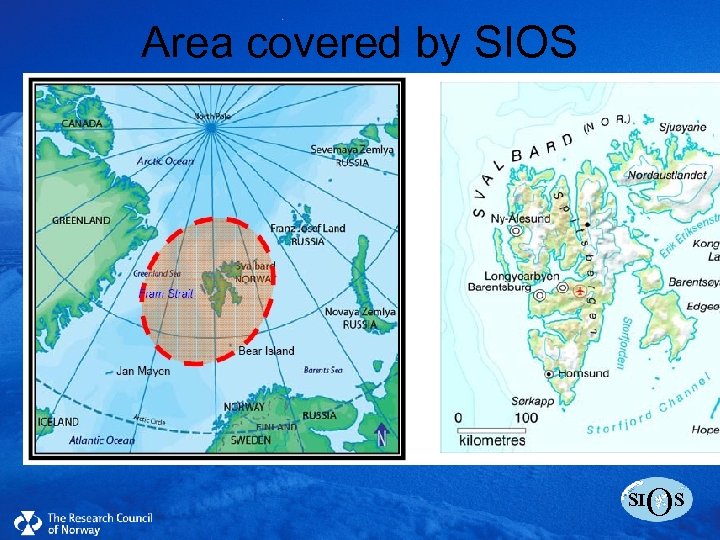 Area covered by SIOS Click to edit Master title style • • • Click