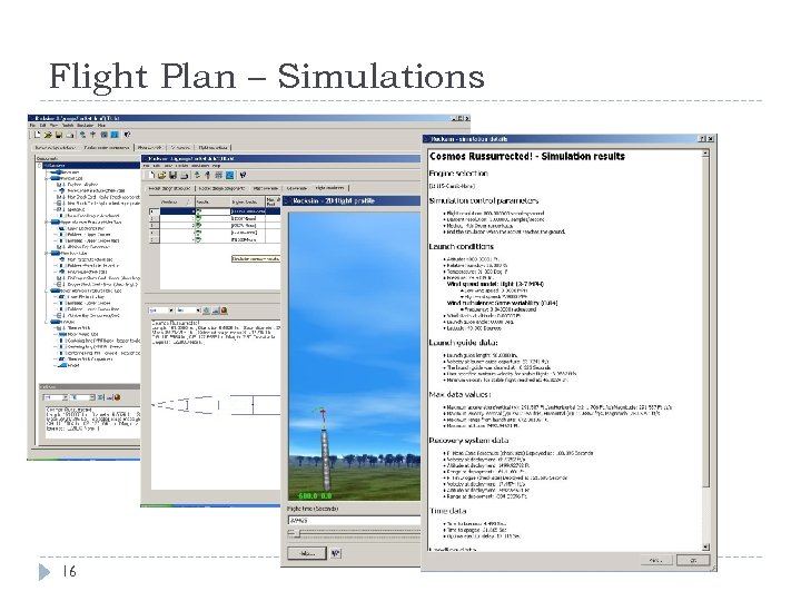 Flight Plan – Simulations 16 
