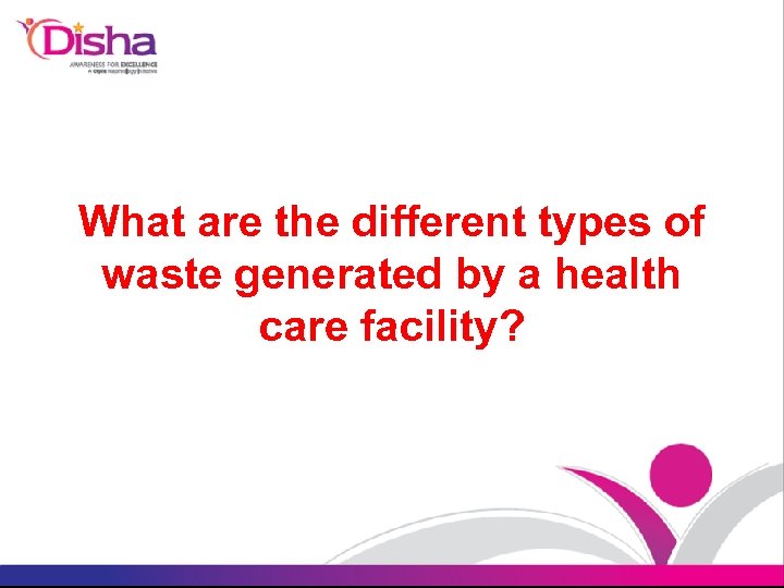 What are the different types of waste generated by a health care facility? 