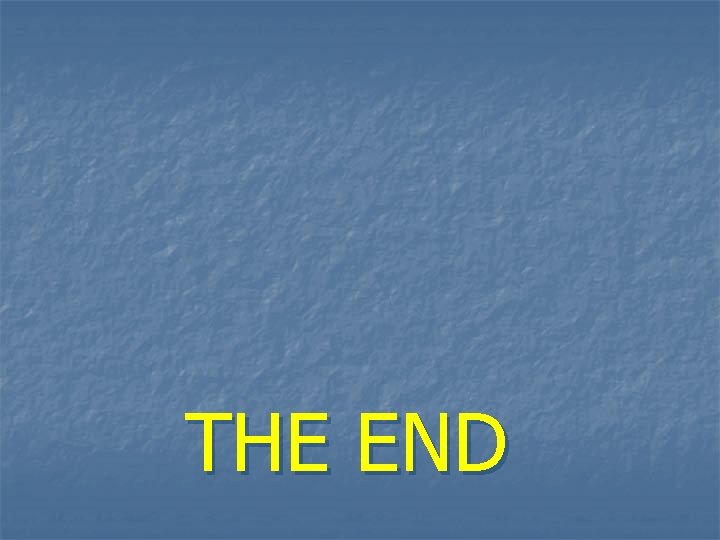 THE END 