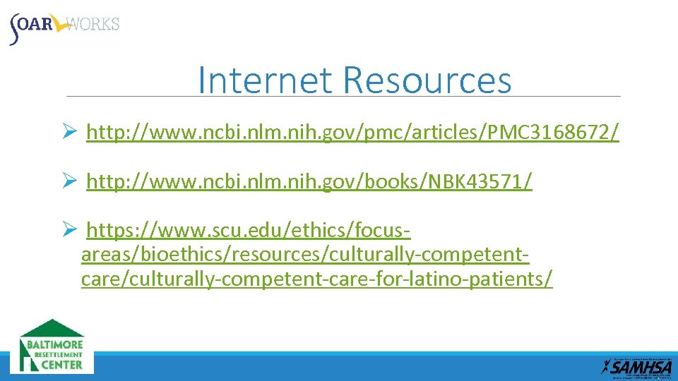 Internet Resources Ø http: //www. ncbi. nlm. nih. gov/pmc/articles/PMC 3168672/ Ø http: //www. ncbi.