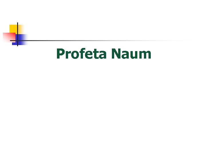 Profeta Naum 