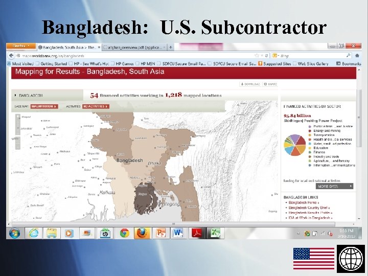 Bangladesh: U. S. Subcontractor 
