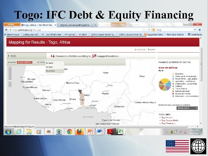 Togo: IFC Debt & Equity Financing 