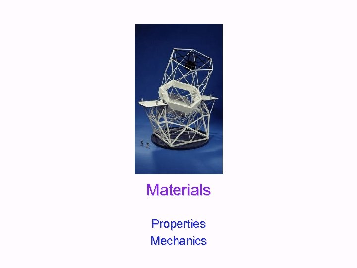 Materials Properties Mechanics 