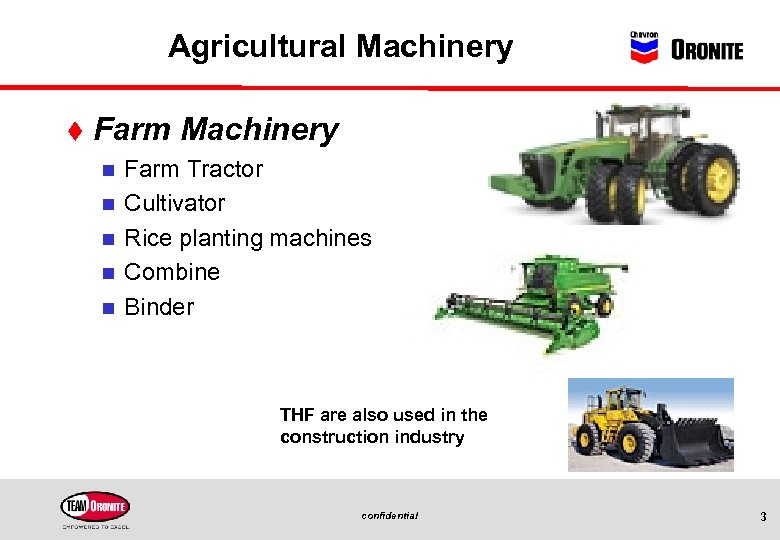 Agricultural Machinery t Farm Machinery n n n Farm Tractor Cultivator Rice planting machines