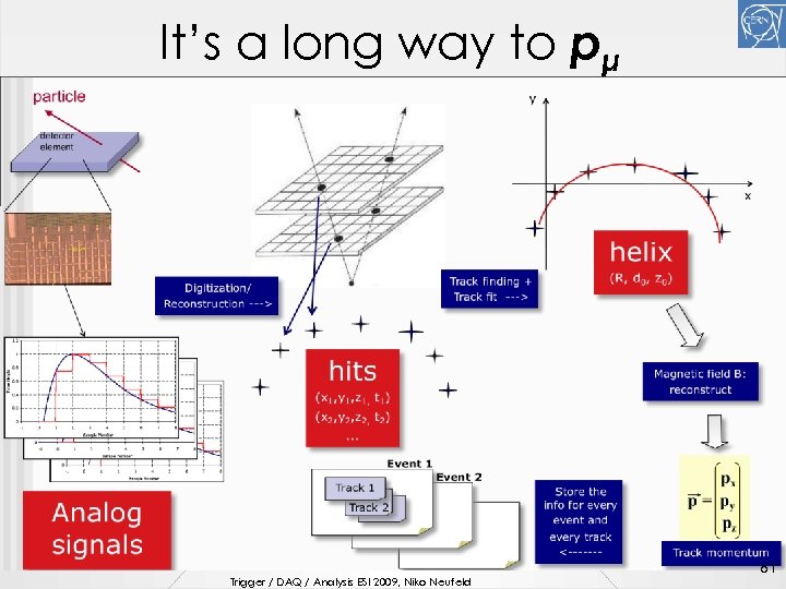 It’s a long way to pμ Trigger / DAQ / Analysis ESI 2009, Niko